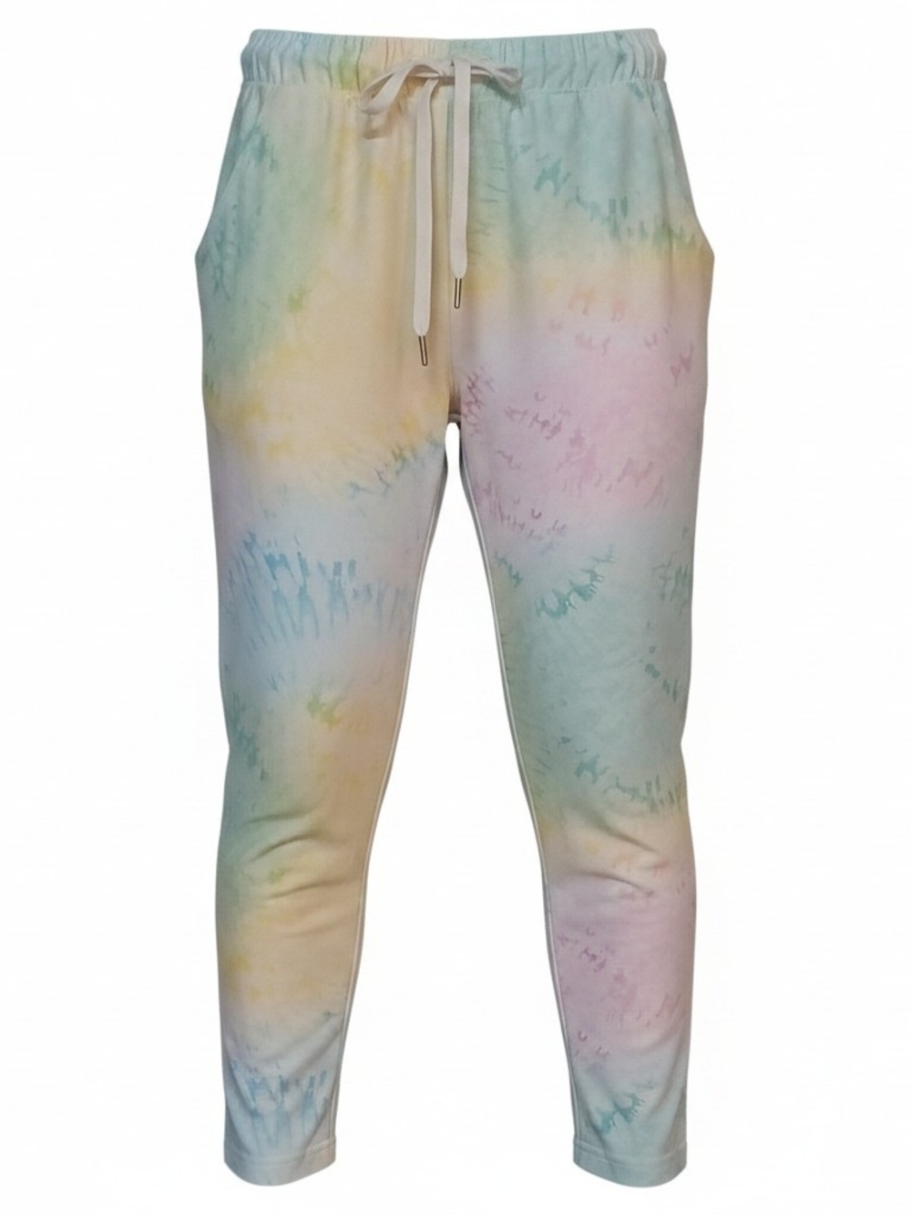 Scorpion Sol - NWOT Casual Tye Dye Leggings, Pockets, Drawstring, Elastic Waist - Picture 2 of 10